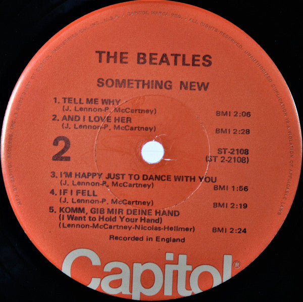 The Beatles - Something New (LP, Album, RE, Jac)