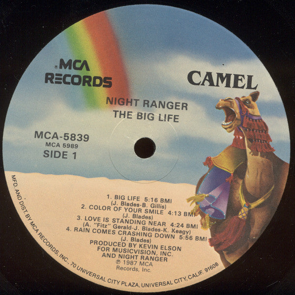 Night Ranger - Big Life (LP, Album, Eur)