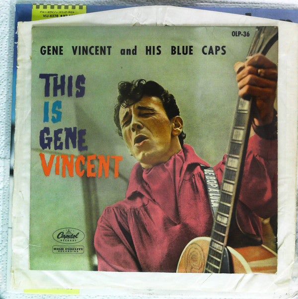 Gene Vincent And His Blue Caps* - This Is Gene Vincent (10"", Album)