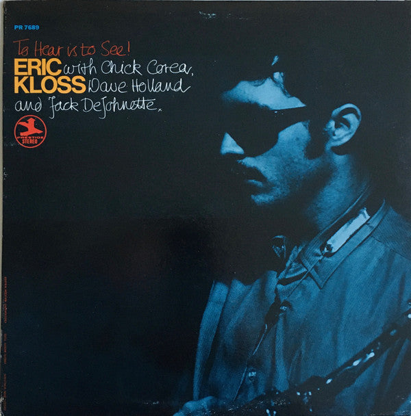 Eric Kloss - To Hear Is To See (LP, Album, RE)