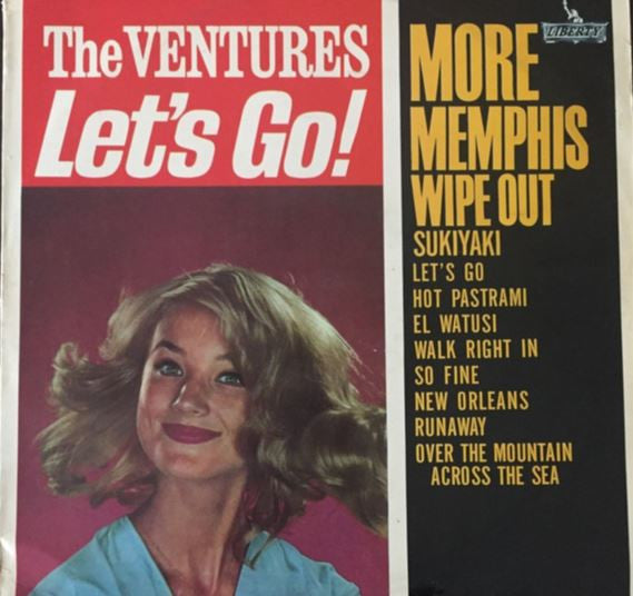 The Ventures - Let's Go (LP, Album, Red)
