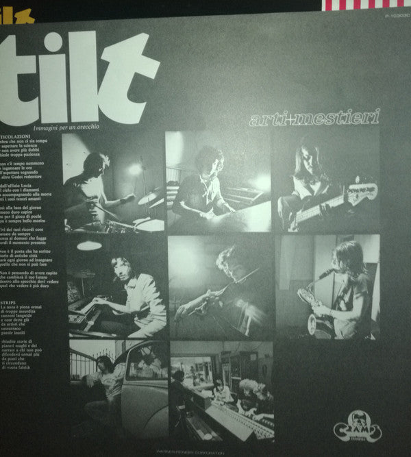 Arti+Mestieri* - Tilt - Immagini Per Un Orecchio (LP, Album, Promo)