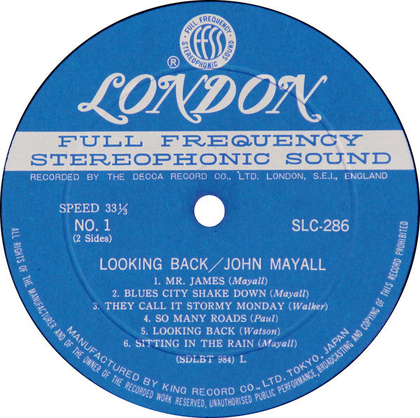 John Mayall - Looking Back (LP, Comp)