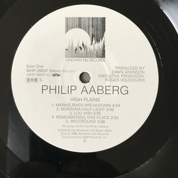 Philip Aaberg - High Plains (LP, Album, Promo)