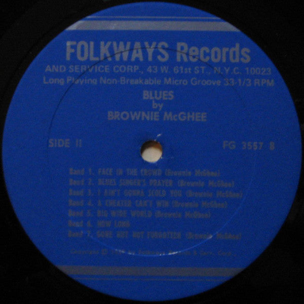 Brownie McGhee - Sings The Blues (LP, Album)