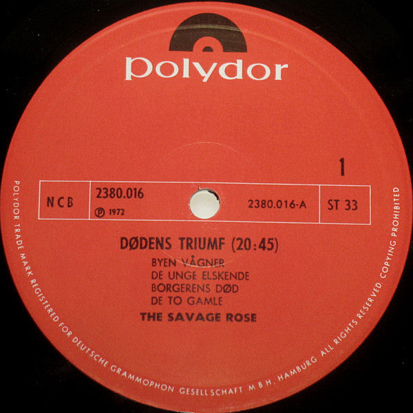 Savage Rose - Dødens Triumf (LP, Album)