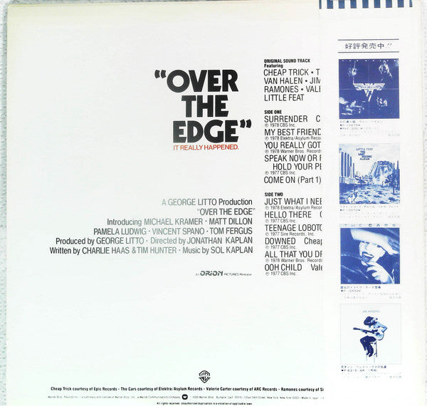 Various - Over The Edge (Original Sound Track) (LP, Comp)