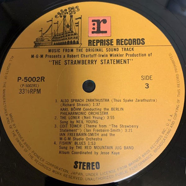 Various - The Strawberry Statement (2xLP, Gat)