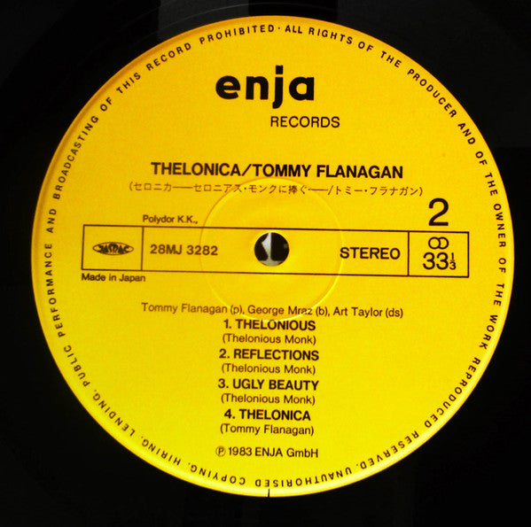 Tommy Flanagan - Thelonica (LP, Album)