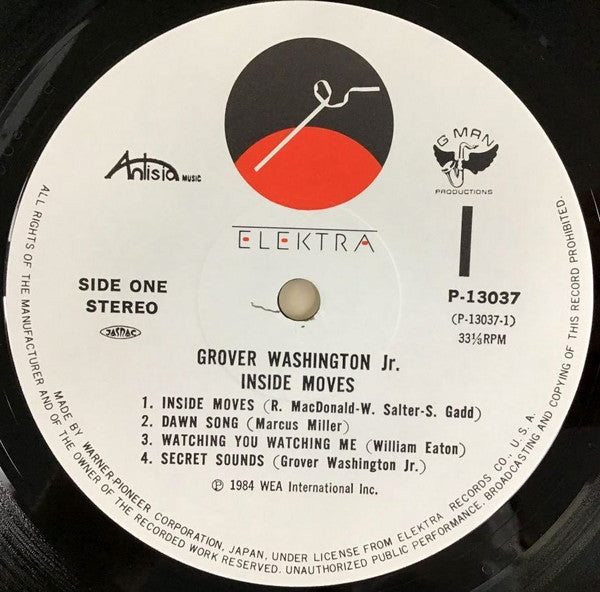 Grover Washington, Jr. - Inside Moves (LP, Album)