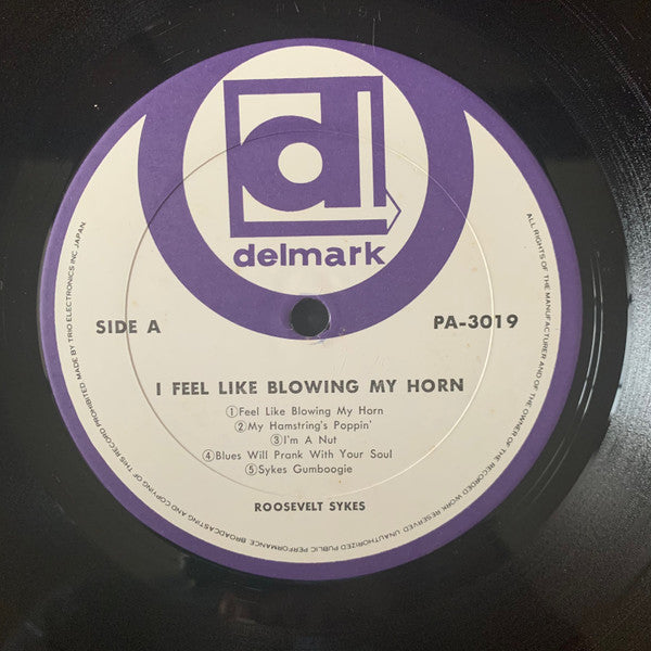 Roosevelt Sykes - Feel Like Blowing My Horn (LP, Album)
