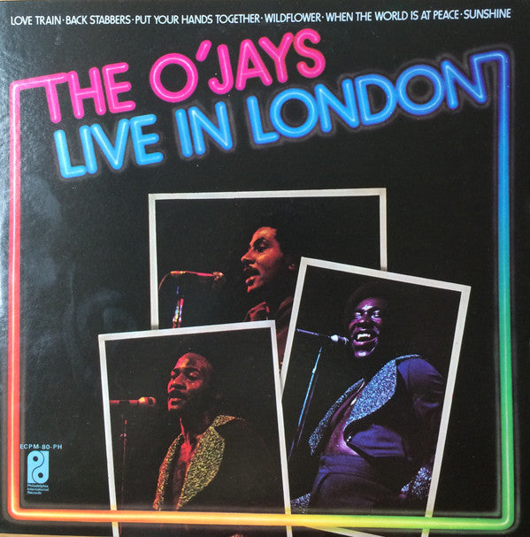 The O'Jays - The O'Jays Live In London (LP, Album)