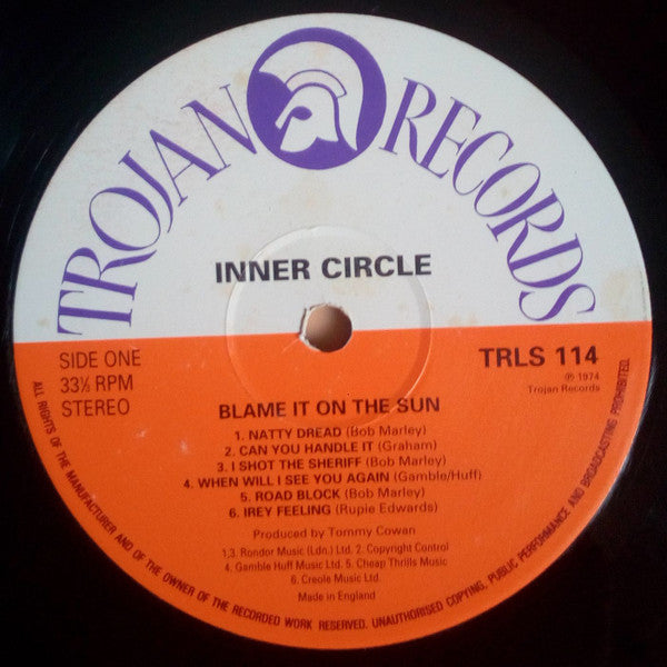 Inner Circle - Blame It On The Sun (LP, Album, RE)