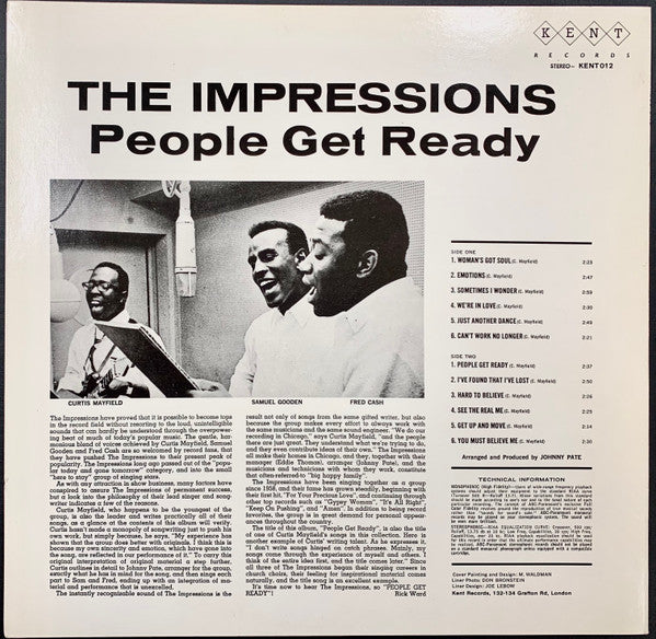 The Impressions - People Get Ready (LP, RE, RP)