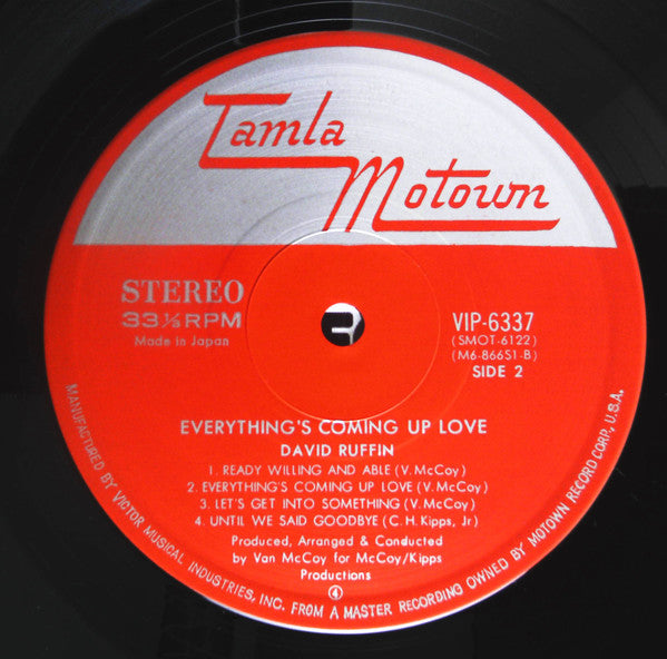 David Ruffin - Everything's Coming Up Love (LP)