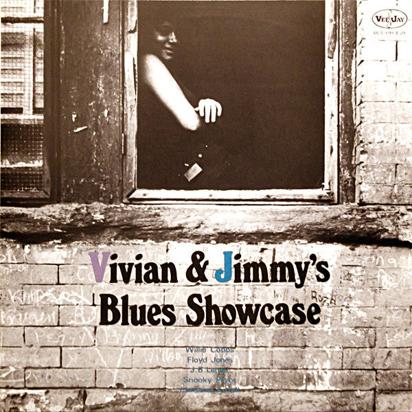 Various - Vivian & Jimmy's Blues Showcase (LP, Comp, Mono, Promo)