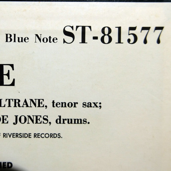 John Coltrane - Blue Train (LP, Album, Comp)