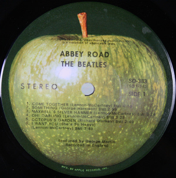 The Beatles - Abbey Road (LP, Album, RP, Los)