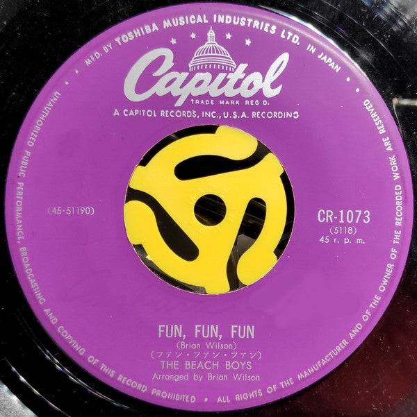 The Beach Boys - ファン・ファン・ファン = Fun, Fun, Fun / サーフ・ロマンス = Why Do Fo...