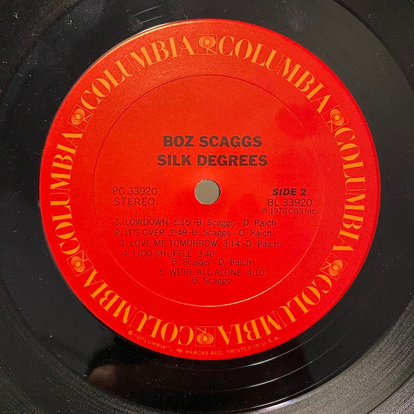 Boz Scaggs - Silk Degrees (LP, Album, Pit)