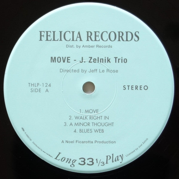 J. Zelnik Trio* - Move (LP, Album, Ltd, RE)