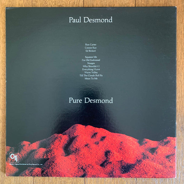 Paul Desmond - Pure Desmond (LP, Album, Gat)