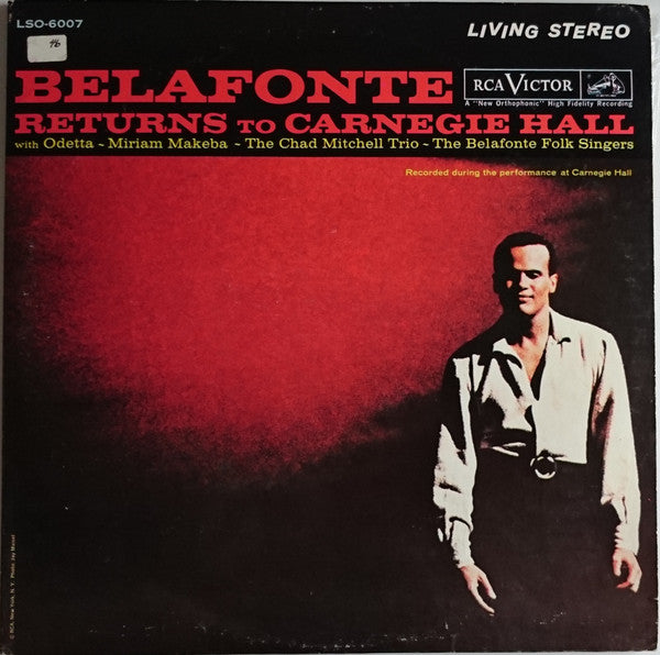 Harry Belafonte - Belafonte Returns To Carnegie Hall(2xLP, Album, Gat)