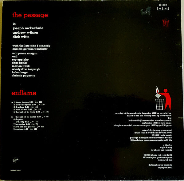 The Passage - Enflame (LP, Album)