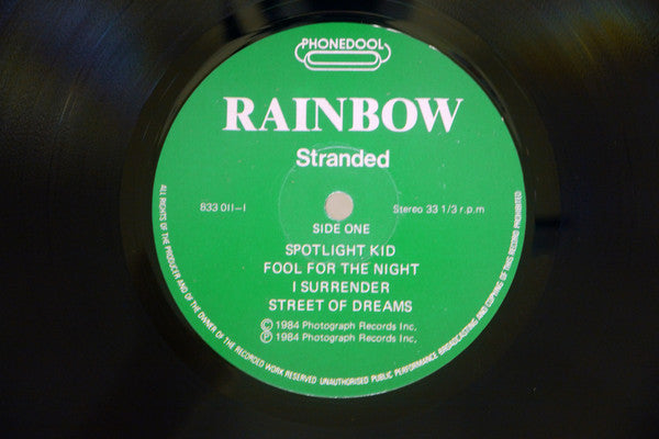 Rainbow - Stranded (LP, Unofficial)