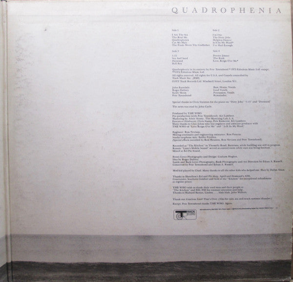 The Who - Quadrophenia (2xLP, Album, Promo)
