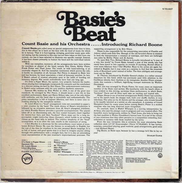 Count Basie And His Orchestra* - Basie's Beat (LP, Album)