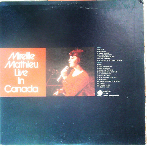 Mireille Mathieu - Live in Canada (LP)