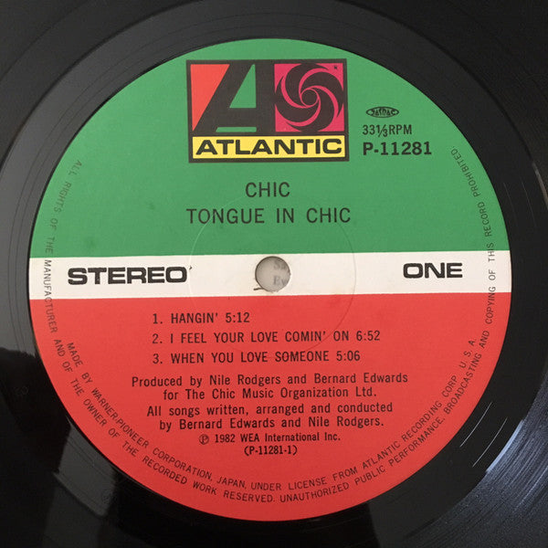 Chic - Tongue In Chic (LP, Album)