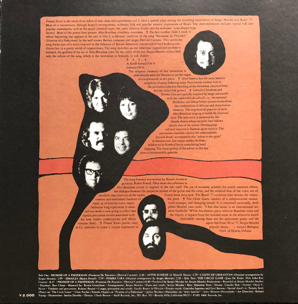 Sérgio Mendes & Brasil '77 - Primal Roots (LP, Album)