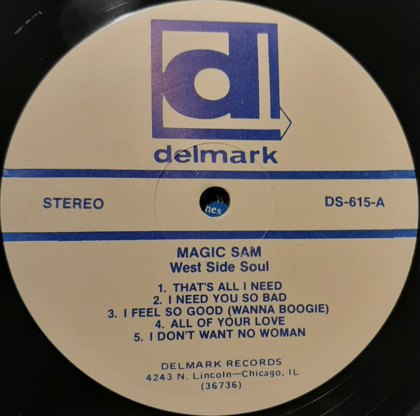 Magic Sam Blues Band - West Side Soul (LP, Album, RE)