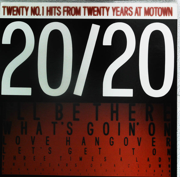 Various - 20/20 Twenty No.1 Hits From Twenty Years At Motown(2xLP, ...