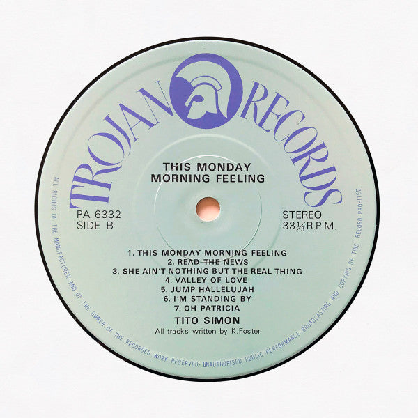 Tito Simon - This Monday Morning Feeling (LP, Album)