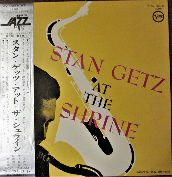 Stan Getz - At The Shrine (2xLP, Album, Mono, RE, gat)