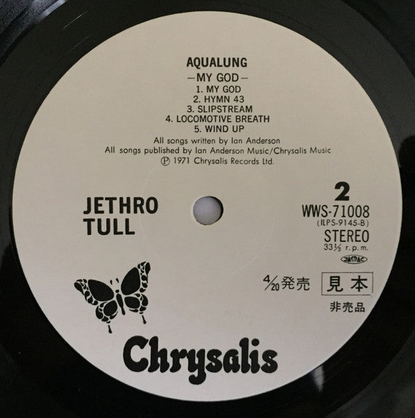 Jethro Tull - Aqualung (LP, Album, Promo, RE)