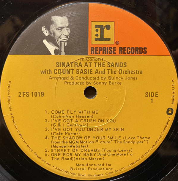 Frank Sinatra - Sinatra At The Sands(2xLP, Album, RE, Los)