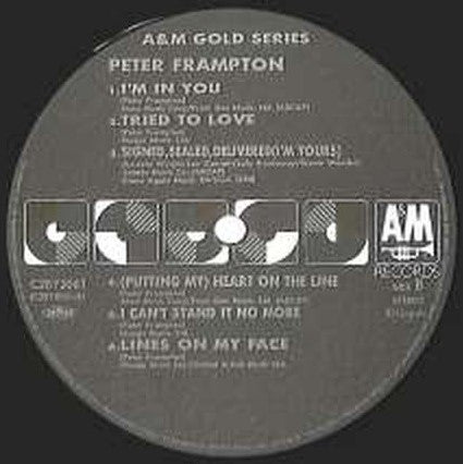 Peter Frampton - A&M Gold Series (LP, Comp, Promo)