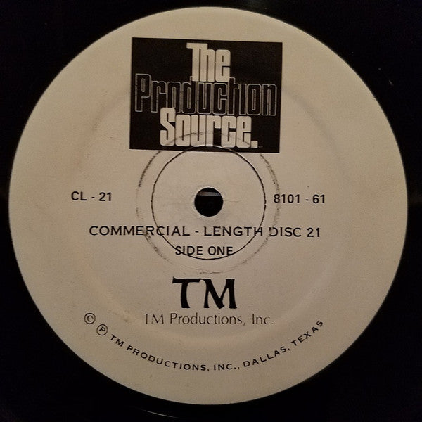 Unknown Artist - The Production Source. Commercial-Length Disc 21 (LP)