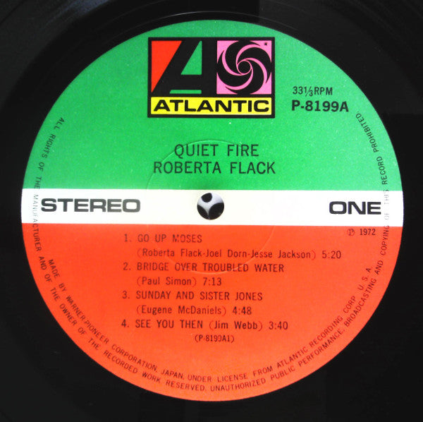 Roberta Flack - Quiet Fire (LP, Album)