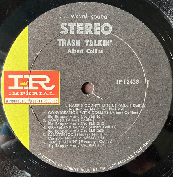 Albert Collins - Trash Talkin' (LP, Album)
