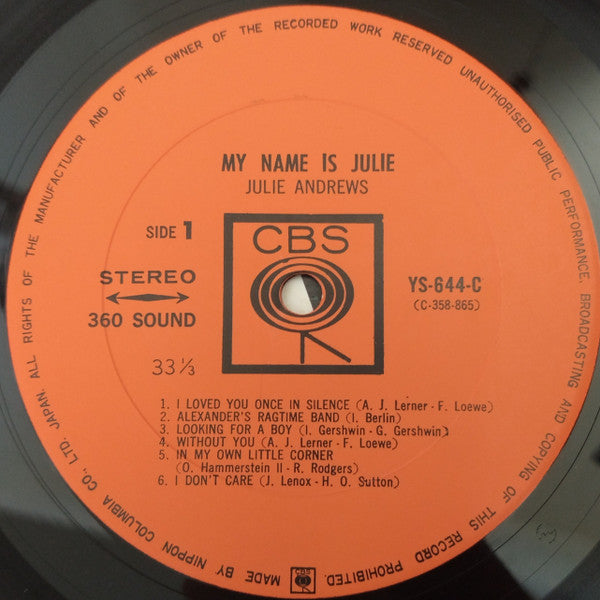 Julie Andrews - My Name is Julie (LP, Comp)