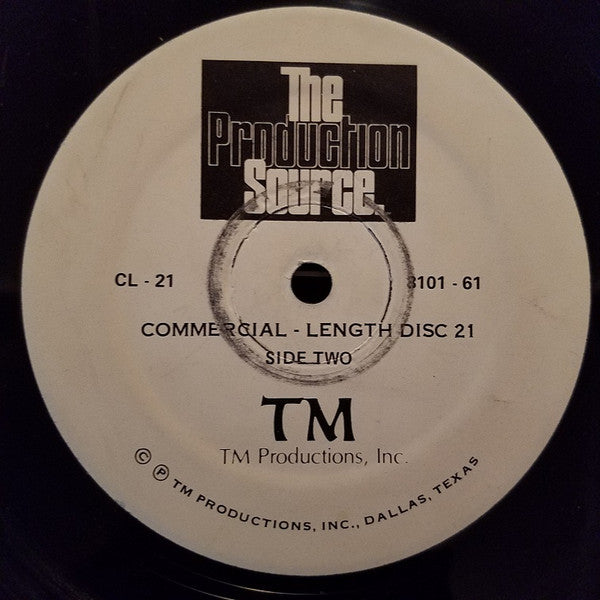 Unknown Artist - The Production Source. Commercial-Length Disc 21 (LP)