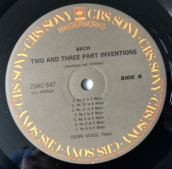 Glenn Gould - The Two And Three Part Inventions (Inventions & Sinfo...