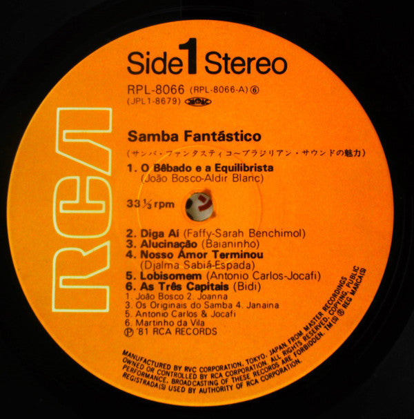 Various - Samba Fantástico (LP, Comp)