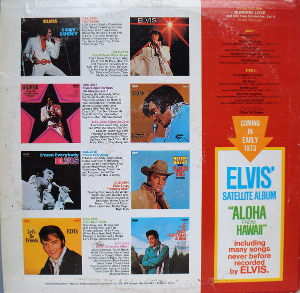 Elvis* - Burning Love And Hits From His Movies Vol. 2 (LP, Comp, Roc)