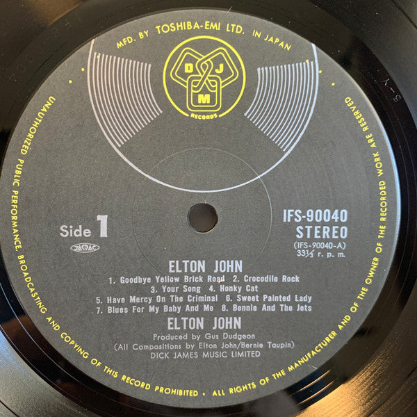 Elton John - Best 20 (LP, Comp)